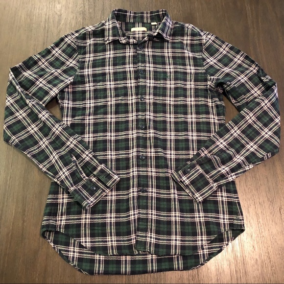 burberry flannel shirt mens